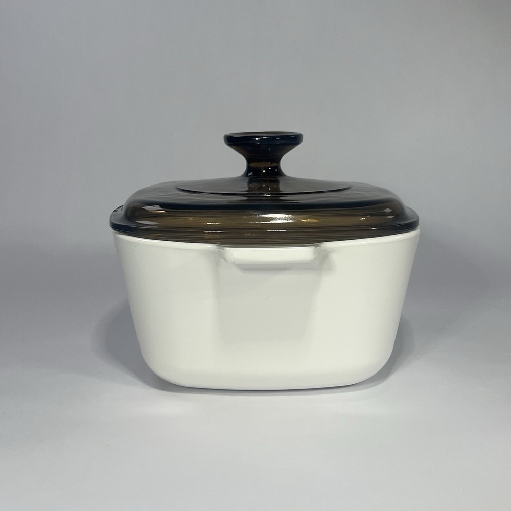 Vintage 1960's Corning Ware Blue Cornflower Casserole Dish 1 3/4QT w/ lid U.S.A. - Picture 2 of 14